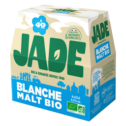 JADE Cerveja de malte BIO branca 6 x 25 cl