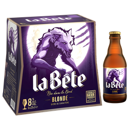 LA BÊTE Bière Blonde 8% LA BETE