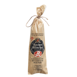 ROCHES BLANCHES Saucisson sec de campagne pur porc Label Rouge 200 g