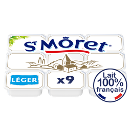 ST MORET Queijo para barrar 9 porções Ligne Et Plaisir 180 g