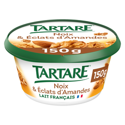 TARTARE Fromage à tartiner Noix & Eclats d'Amandes