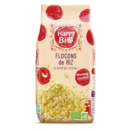 HAPPY BIO Flocons de riz Bio 500 g