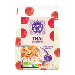 HAPPY BIO Riz thaï BIO semi complet 500 g