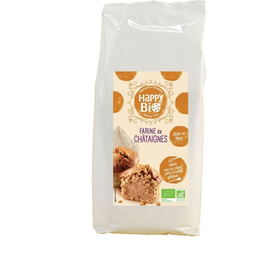 HAPPY BIO Farine De Châtaignes 500 g