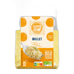 HAPPY BIO Céréales millet Bio 500 g