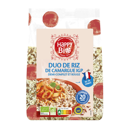 HAPPY BIO Duo de arroz da Camarga bio 500 g