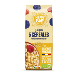 HAPPY BIO Cereais Bio Flocos 500 g