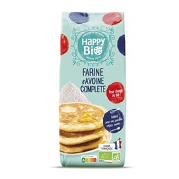 HAPPY BIO Farinha de aveia integral 500 g