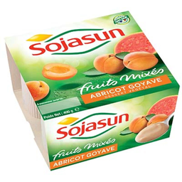 SOJASUN Abricot/Goyave 4x100 g