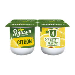 SOJASUN Dessert végétal soja citron