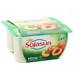 SOJASUN Especialidade de Soja Pêssego 4 x 100 g