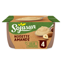 SOJASUN Dessert végétal soja noisette amande