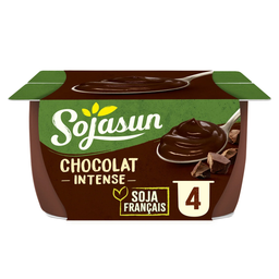 SOJASUN Sobremesa vegetal chocolate 4x100g