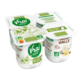 VRAI Yogur vainilla Bio 4 x 125 g