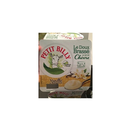 PTIT Billy Yaourt Brassé Chèvre Vanille 4 x 100 g
