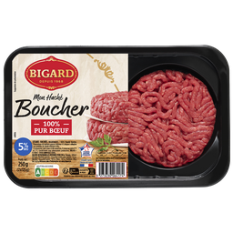 BIGARD Mon haché Boucher 5% MG 250 g