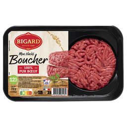 BIGARD Mon haché Boucher 12% MG 250g