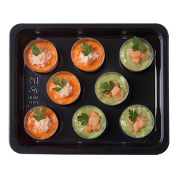BIGARD Mini Verrines Crabe et Saumon 160 g