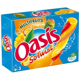 OASIS Twist Sorbet Sticks 5X90g