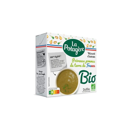 LA POTAGERE Soupe veloutée d'antan de poireaux pommes de terre de france Bio 30 cl