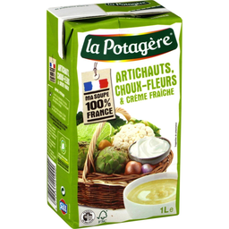 LA POTAGERE Soupe artichauts/choux-fleurs/crème fraîche 1