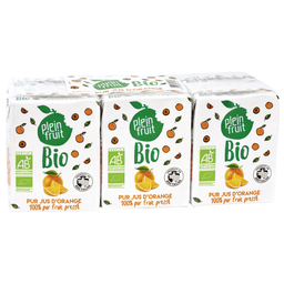 PLEIN FRUIT Jus d'Orange Bio PLEIN FRUIT
