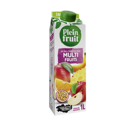 PLEIN FRUIT Jus à base de concentré de multifruit 1l