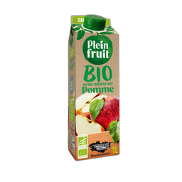 PLEIN FRUIT Jus de pomme bio 1l