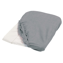 TINEO Lot de 2 housses de matelas à langer gris foncé