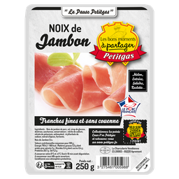 PETITGAS Noz de Presunto Curado 24 fatias 250 g