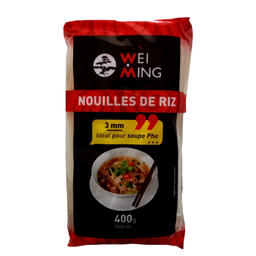 WEI MING Fideos de arroz 3 mm 400 g
