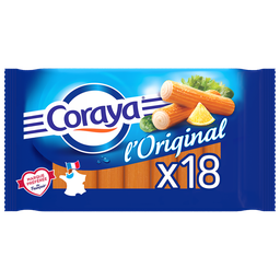 CORAYA Bâtonnets de surimi l'original 18 pièces 270g