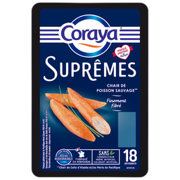 CORAYA Suprêmes palitos de pescado salvaje sabor cangrejo 280 g