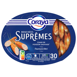 CORAYA Surimi Bouchées Suprêmes cangrejo 140 g