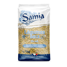 SAMIA Lentilles blondes larges 1 kg
