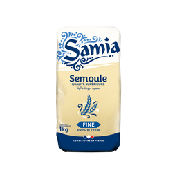 SAMIA Semoule fine de blé dur 1 kg