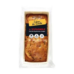 GUYADER Cake a la española con chorizo y pimientos rojos 260 g