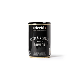 EDERKI Olives vertes à la farce de poivron