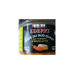 EDERKI pate sud-o BIO pim 180g