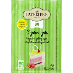 LA PATELIERE Agar agar bio gélifiant 100% végétal 5 sachets 20g