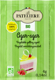 LA PATELIERE Gélifiants agar-agar biologique 4 g