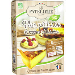 LA PATELIERE Préparation gâteau bio Flan pâtissier et Crème pâtissière 250 g