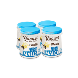 MALO Yaourts lait entier vanille