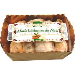 FORTWENGER Minis gâteaux de Noël stollen à la pâte d'amande 350