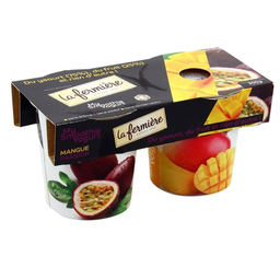 LA FERMIERE Yogur con Smoothie de Mango y Maracuyá 2 x 150 g