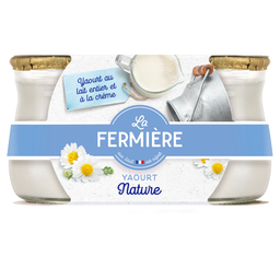 LA FERMIERE Yaourt nature au lait entier 280g