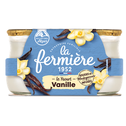 LA FERMIERE Yaourts Vanille LA FERMIERE