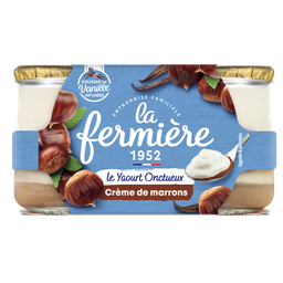 LA FERMIERE Yaourts marron LA FERMIERE