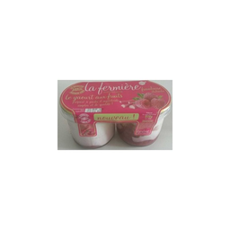 LA FERMIERE Yogur Frambuesa Ruibarbo 2 x 160 g