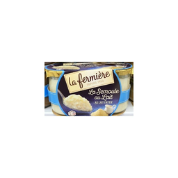 LA FERMIERE Sémola de leche 2 x 160 g